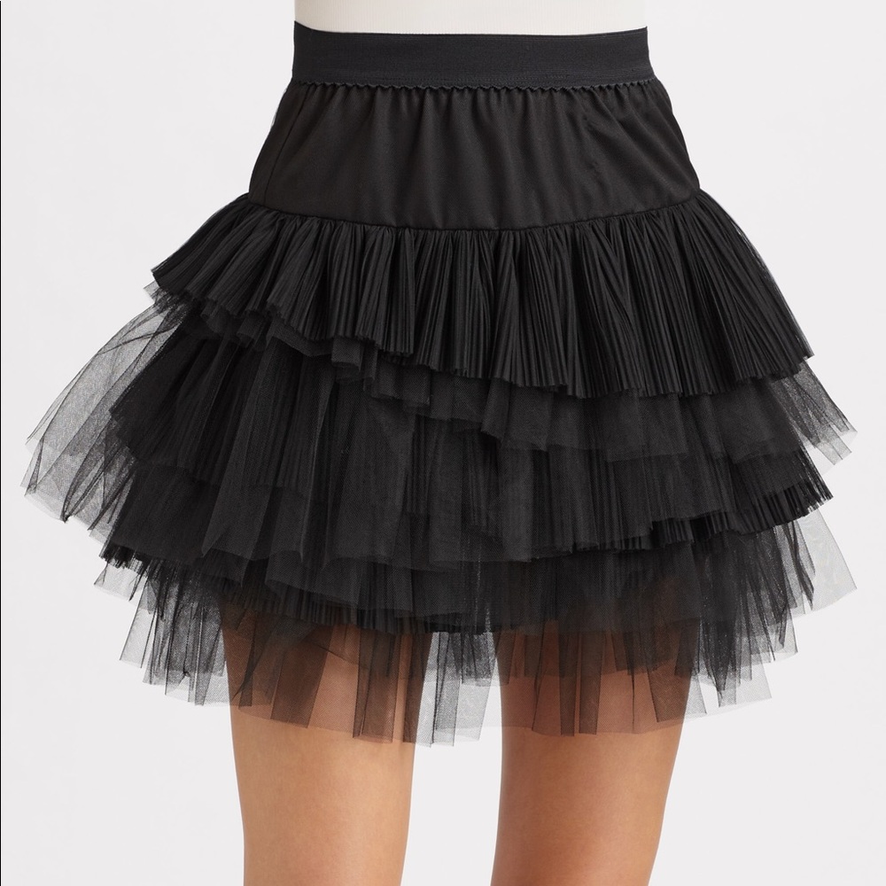 BCBG Maxazria tulle mini skirt